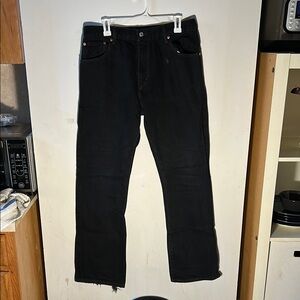 Levi's Black Straight Jeans Classic Denim